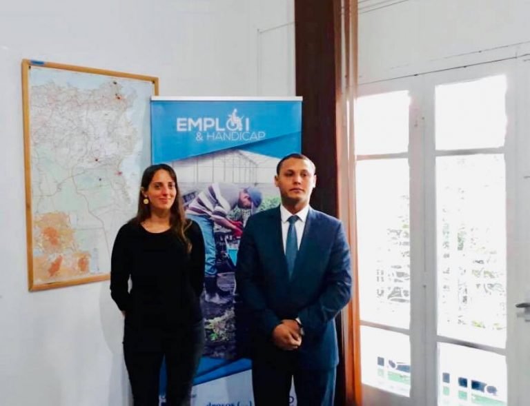 The meeting of the Sheikh Taher Al-Zawi Charitable Foundation with the Handicap Organization in Tunisia
