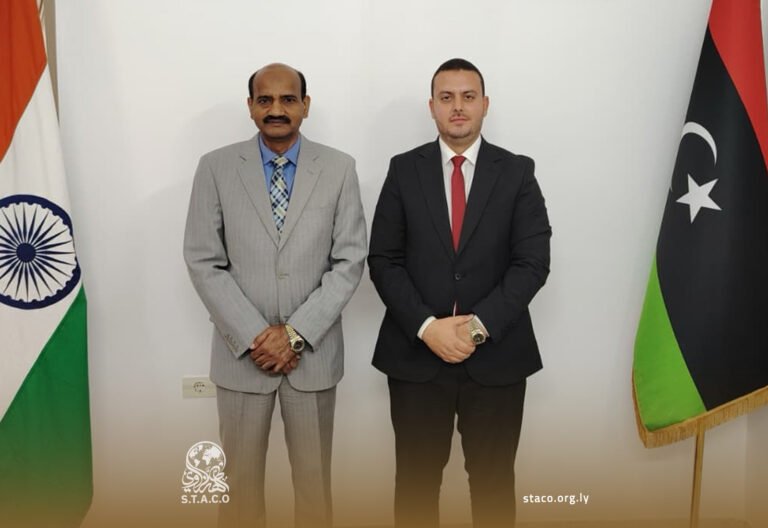 Operations Manager of STACO Discusses Ways to Enhance Humanitarian Cooperation with the Indian Ambassador in Tripoli
